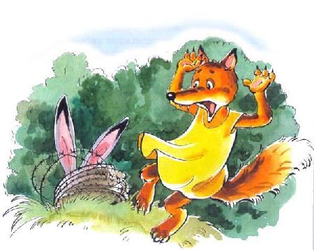 Лиса Лариска и колючий проволочный заяц