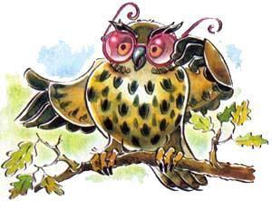 Филин Семка в очках