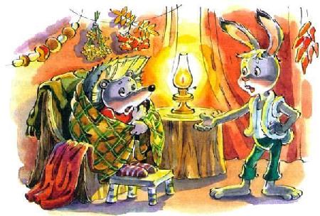 Заяц Коська и ёжик в одеяле